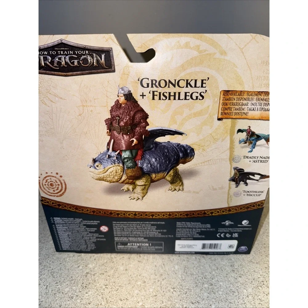 NEW How to Train Your Dragon Live GRONCKLE & FISHLEGS Real Feel Wings 2025
